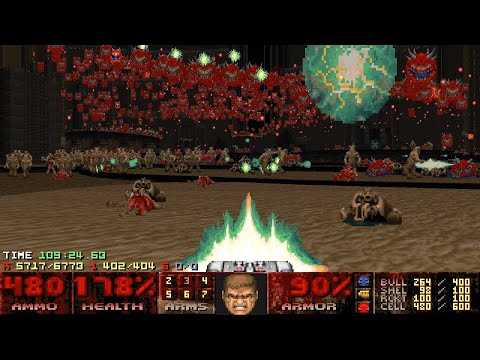 Doom II: Sunder - Map 19 (City at the Mouth of Ire) UV-Max in 2:05:18