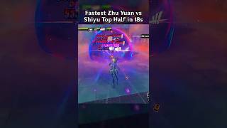 FASTEST ZHU YUAN CLEARS SHIYU TOP HALF IN 18S