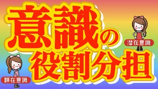 顕在意識と潜在意識の役割分担を知る　#内観#潜在意識#人生を変える方法