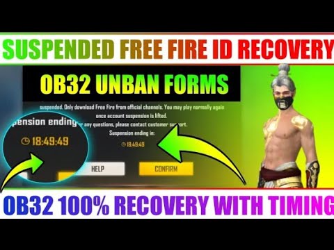 WHY FREE FIRE I'D SUSPENDED? || there are abnormal activities with your account.।। How to Unbanned?