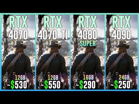 RTX 4070 vs RTX 4070 TI vs RTX 4080 SUPER vs RTX 4090 - Test in 20 Games