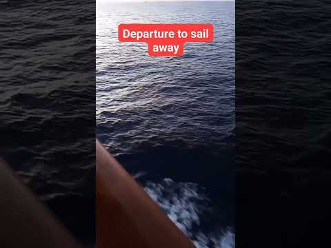 Departure to sail away #cruiseship #cruisetravel #travel #shortsfeed #shorts