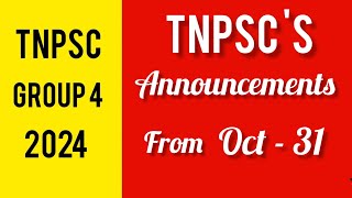 group 4 exam 2024 | tnpsc announcements | tnpsc group 4 exam 2024 | tamilnadu