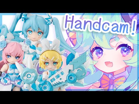 BUILDIN' VOCALOID DESKTOP SINGER FIGURES! 【HANDCAM】