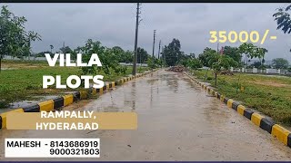 Villa Plots In Rampally, Hyderabad// Near Reqelford International School