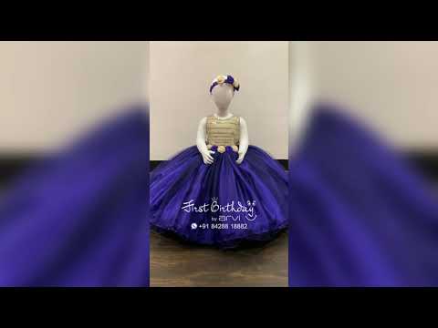 1st birthday | 1st birthday dress | First Birthday dress by Arvi , Call / Whatsapp +91 8428818882