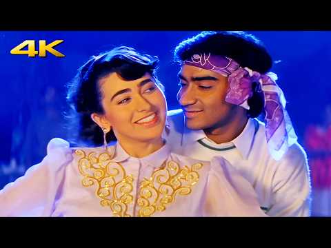 Mere Haath Ki Chudi Bole Re 4K Video | SHAKTIMAAN | Asha Bhosle | Ajay Devgn & Karishma Kapoor