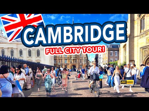 CAMBRIDGE | Full tour of historic Cambridge City Centre, England