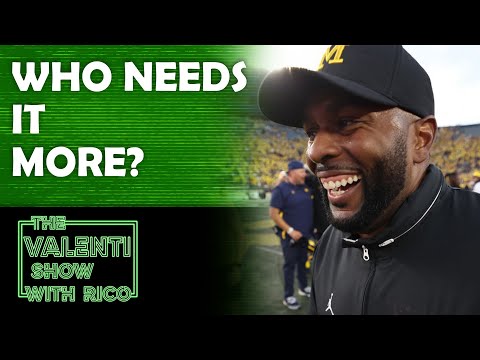 Who Needs The Win More, Michigan Or Michigan State? | The Valenti Show with Rico