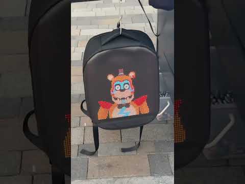 FNAF on a backpack at California Universal Studios Horror Nights. #fnaf #fnafmovie #blumhouse