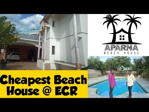 Cheapest Beach House @ ECR with Swimming Pool | Aparna Beach House | Ashwin AREA