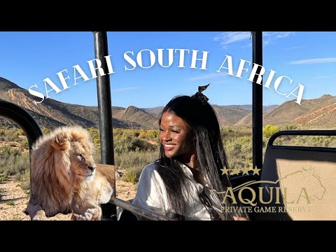 Aquila Private Game Reserve SAFARI in South Africa near Cape Town. Big Five Sightings.