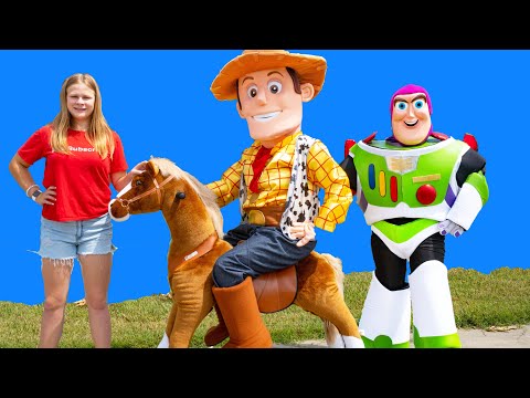 Assistant Takes Lightyear Woody and Mr Potato Head to the Movies