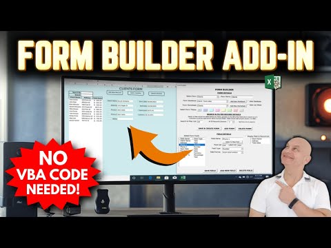 This Free Excel Add-in Creates Sheet Forms WITHOUT VBA CODE