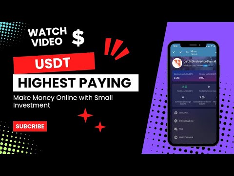 New USDT Earning 🚀 Platform || Just Watch the video And start Getting Dollar 💰