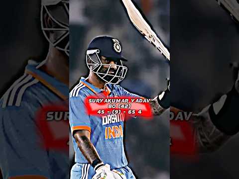 India vs australia 1st t20 2023 match || Suryakumar Yadav 80 (42) || #crickett20 #shorts