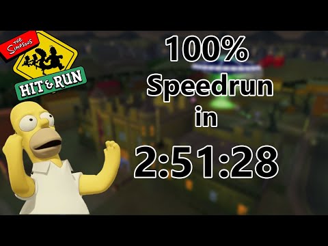 The Simpsons: Hit & Run 100% Speedrun in 2:51:28