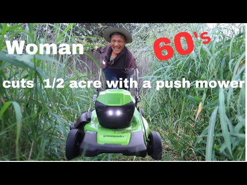 Can a Battery Powered Lawnmower Cut 1/2 acre?