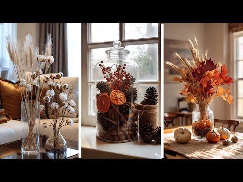 Natural Fall Elements in Glass Jars: Simple Ways to Showcase Autumn's Beauty