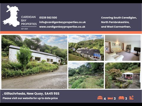 Property For Sale - Detached 4 bed house near New Quay, West Wales