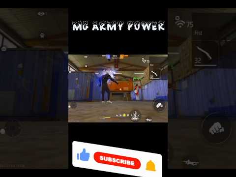 MG ARMY POWER 😱😱#viral #freefire #shortvideo #back2backgaming #like4like