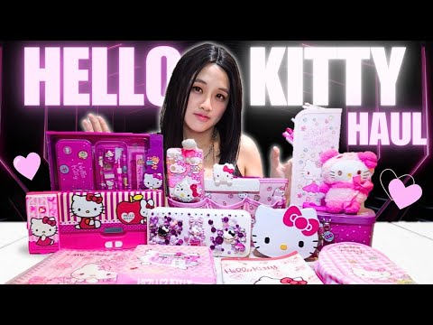 HELLO KITTY SCHOOL SUPPLIES HAUL !🌸🎀 Cute Stationery