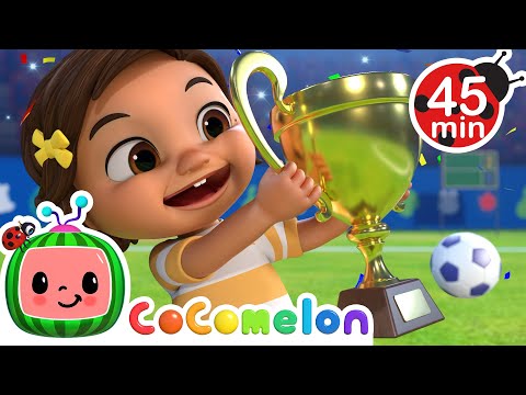 Soccer Song (Football Song)⚽ Playground Games for Kids! + MORE CoComelon Nursery Rhymes & Kids Songs