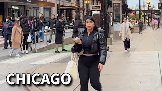 Friday Afternoon in Chicago ✨ Christmas Season Coming | November 15, 2024 | 4k 60fps, City Sounds