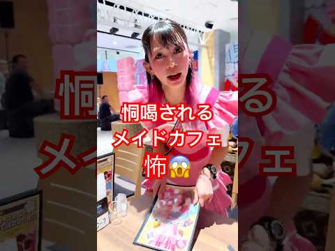 恫喝😡売り怖メイドカフェ😱Xより動画シェア※声かけ動画見たい方はCH登録「東京夜散歩」 #かわいい＃メイド #コンカフェ