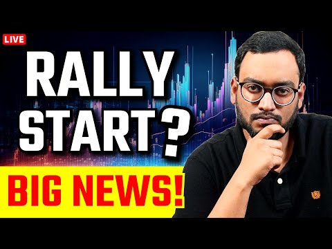 🔴BIG NEWS! RALLY START ? |  Live Trading Nifty | Crypto Bitcoin | Investographer