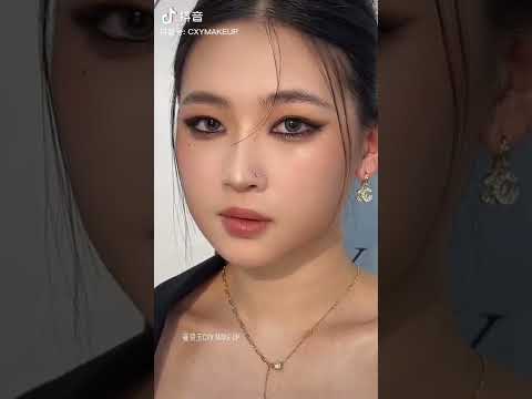 Asian Beautiful Eye Makeup × Transformation