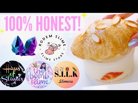 100% HONEST Slime Review Famous + Underrated Instagram Shop! Non-Famous US Slime Package