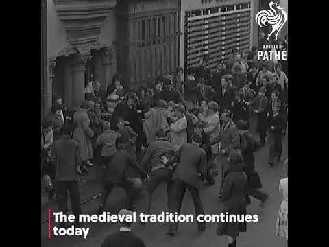 1962 Atherstone Ball Game  #history  #vintage #shrovetuesday   #british