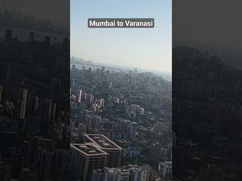 Mumbai to varanasi flight way #mumbai #varanasi #airport #reels #viralshorts #@Sushilvlogs24