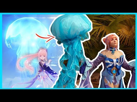 Making a Jellyfish Umbrella Prop | DIY Kokomi Cosplay Prop