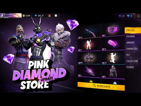 Booyah Pink Diamond Store In Free Fire😍| New Event Free Fire Bangladesh Server | Free Fire New Event