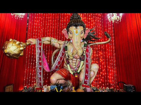 Swastik Youth Association | Gayathrinagar Cha Raja 2024 | Organiser Chintu | Unique Ganpati in Hyd