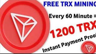 New Tron mining site 2023 | TRX New Site Today | New Trx Mining Site Today  | Trx Mining Website