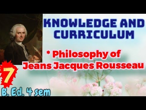 PHILOSOPHY OF ROUSSEAU