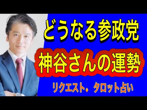 【タロット占い】　衆院選‼️参政党‼️神谷宗幣氏どうなる⁉️運勢占い