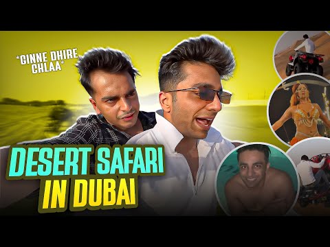 Dubai me Dhoom macha di 😍 ATV RIDE DESERT SAFARI 🤩