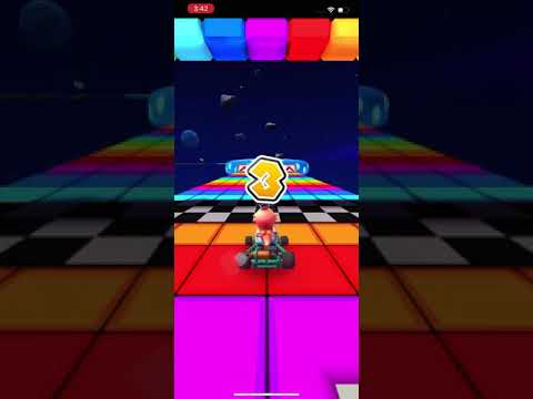 RMX Rainbow Road 2R 1:21.87 (41.10/40.77) - drift button + smart steering (5 Thwomp tricks)