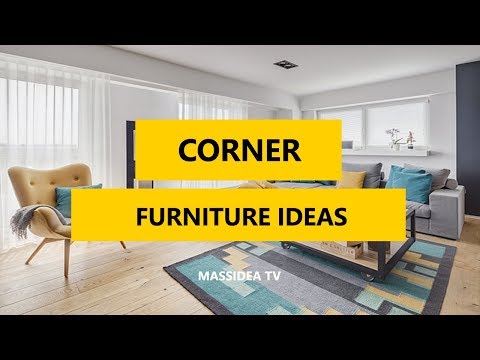 50+ Awesome Corner Furniture Ideas for Living Room 2017