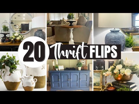 Absolute TOP 20 Best THRIFT FLIP Decor & Furniture On a Budget!