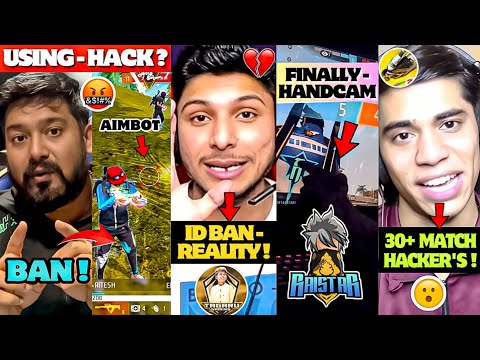 ROCKY&RDX - SHOCKED ON HACK ?🤬|| RAISTAR - HANDCAM !😍|| UG - ANGRY ON HACKER'S !💯|| TAGARU - ID BAN❌