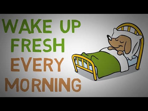 How to STOP Waking Up Feeling TIRED Every Morning - 4 Tips (animated)