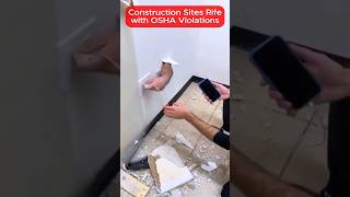 Construction Sites Rife with OSHA Violations #constructionwork #funny #satisfyingworkers #satisfying