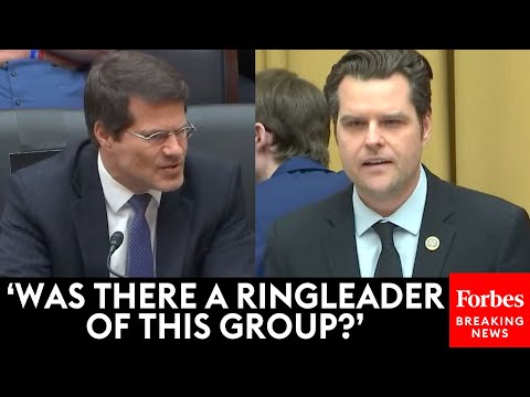 MUST WATCH FLASHBACK: AG Pick Gaetz Questions Solicitor General Pick Sauer At Weaponization Hearing