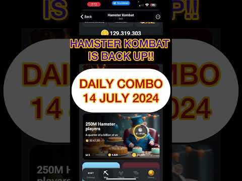 Hamster Kombat Daily Combo: 14 July 2024  #dailycombohamsterkombat #hamsterkombatdailycombo #crypto