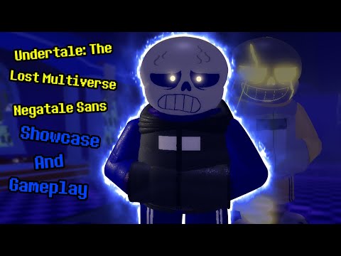 UPDATE!!! Undertale: The Lost Multiverse New Character - Negatale Sans Showcase + Gameplay